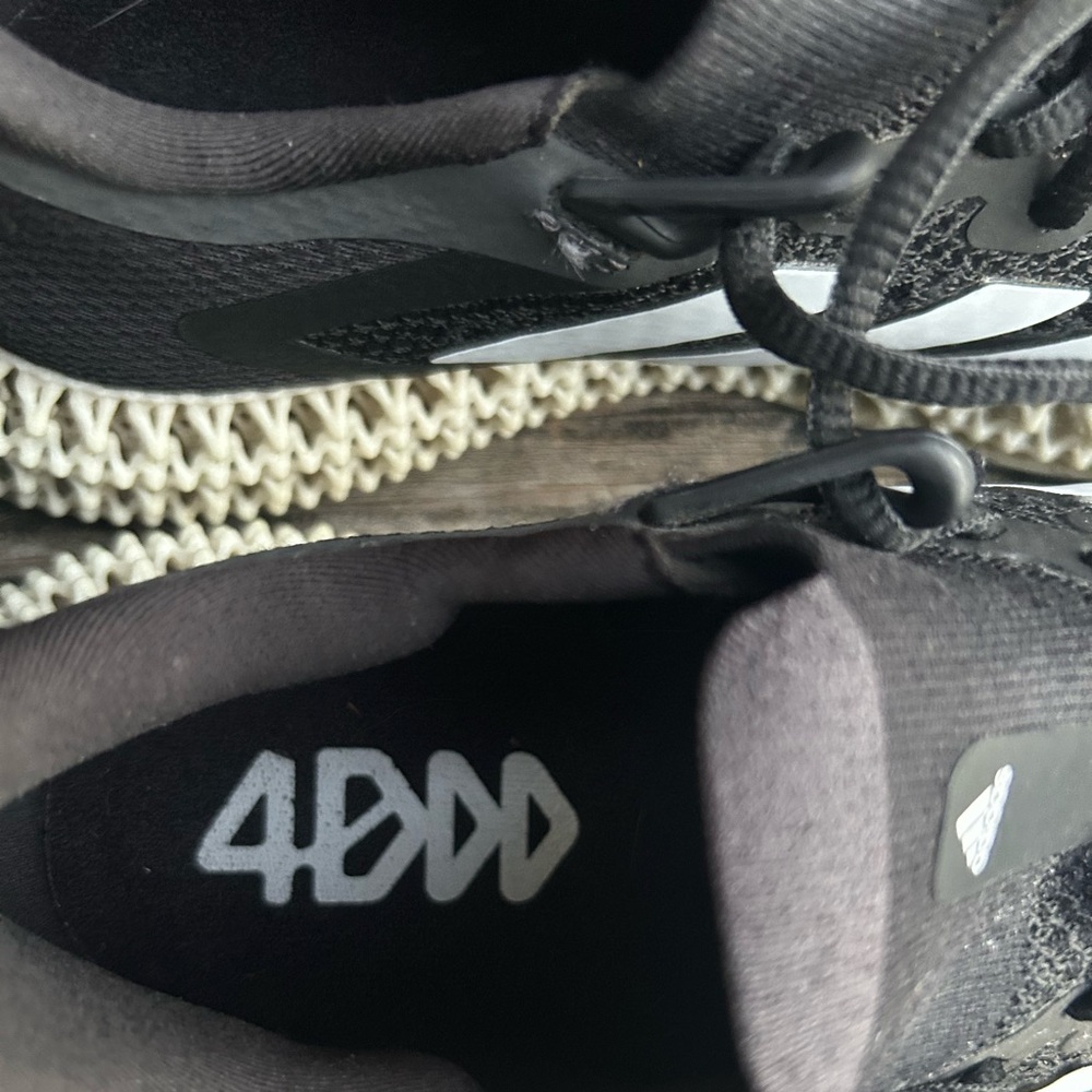 Adidas 4D FWD 2 Black Carbon Running Athletic Training Shoes GX9249 Mens Sz 10.5 - Picture 11 of 12